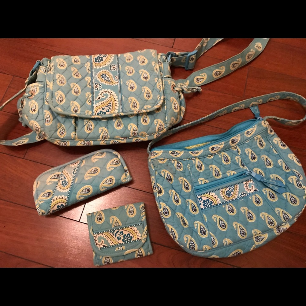 Vera Bradley Bermuda blue set